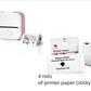 Portable Mini Thermal Label Printer Home Photo Printer Student Wrong Question Printer Bluetooth Mini Label Printer Price Tag