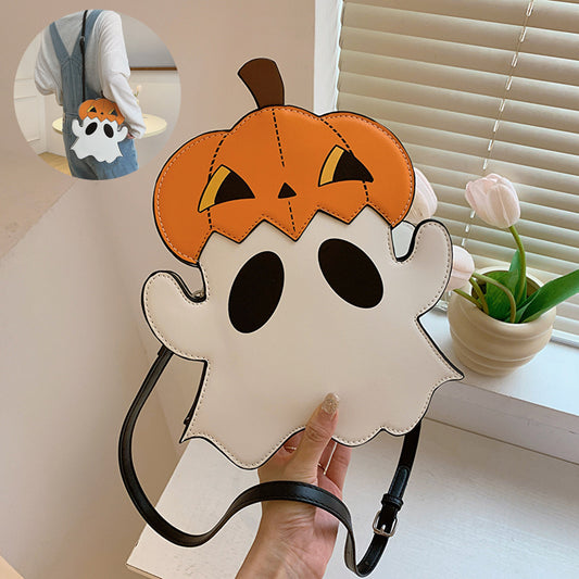 Halloween Shouder Bags Pumpkin Ghost Design Cute Bags